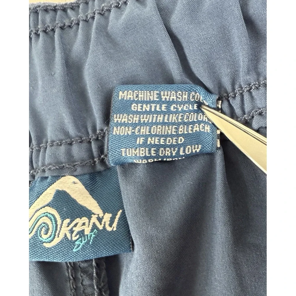 Kanu Board‎ Surf Shorts Mens 2X Blue Swim Trunks Cargo Board NWT